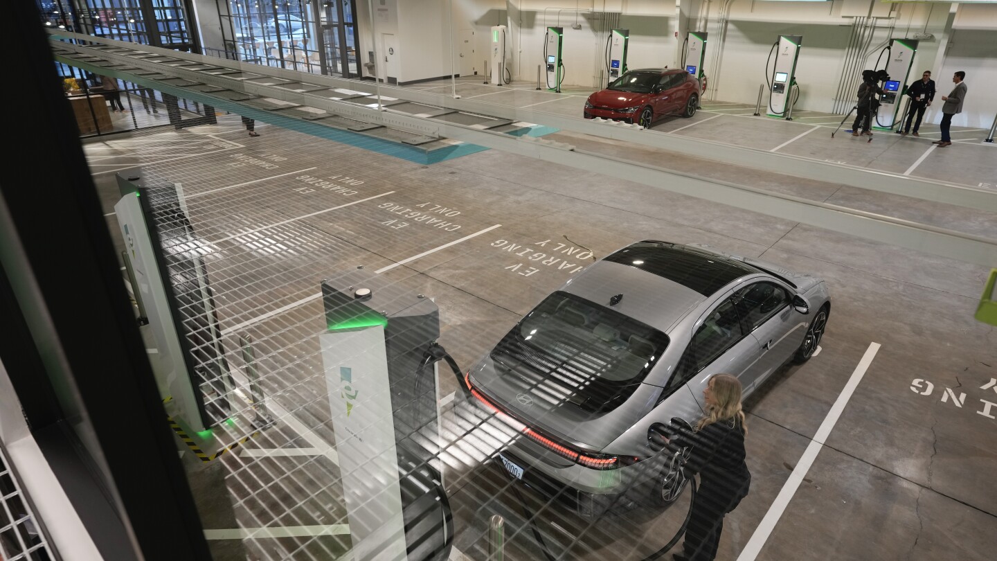 New indoor EV charging station in San Francisco offers a glimpse